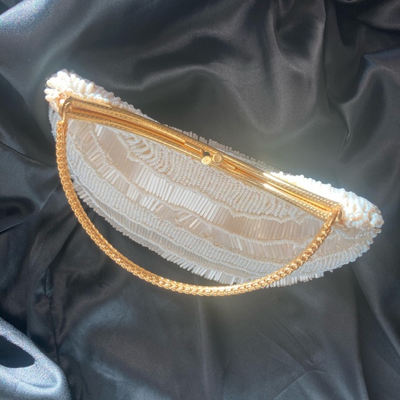 Handbeaded vintage bag - Picture 3 of 5